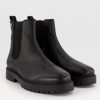 Old Khaki Boots | Men'S Harlon Chelsea Leather Boot Black