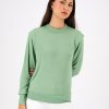 Old Khaki Knitwear & Sweats | Women'S Maggie Textured Knit Top Sage