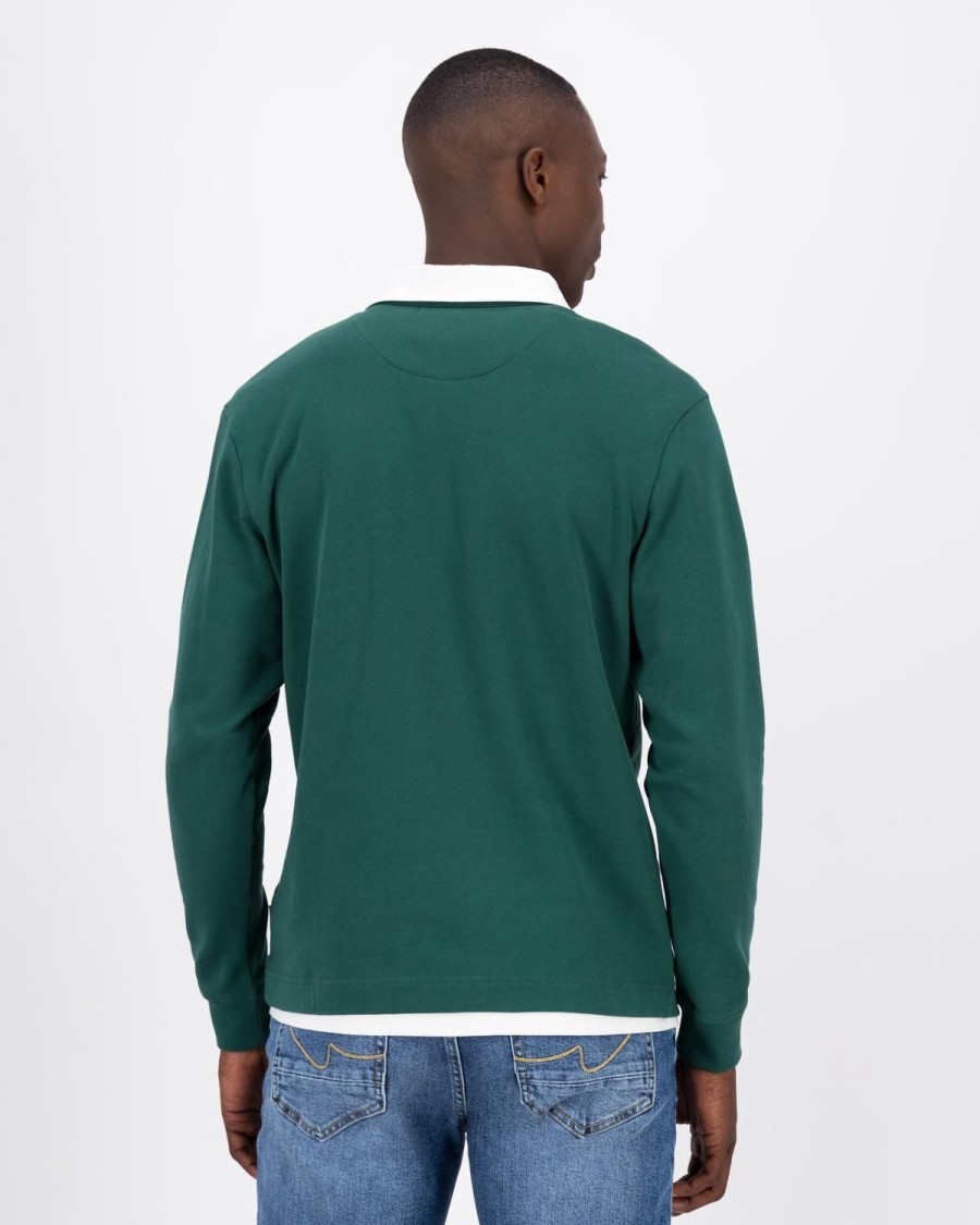 Old Khaki Sweats | Men'S Rodney Rugby Sweat Bottle Green