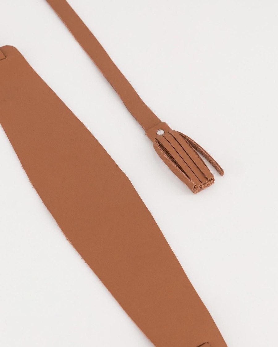 Old Khaki Belts | Women'S Fergie Wrap Belt Tan