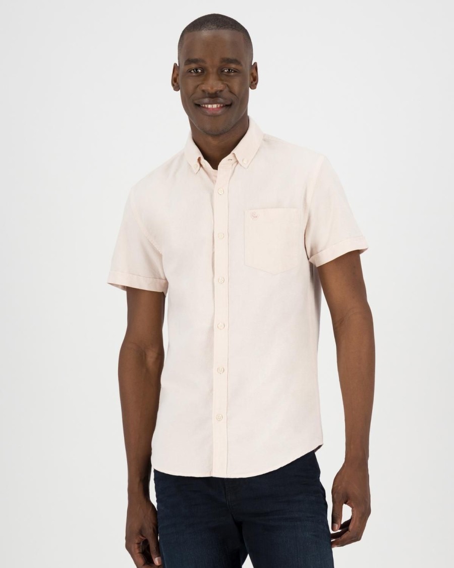 Old Khaki Shirts | Men'S Harrison Slim Fit Shirt Pink