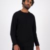 Old Khaki T-Shirts | Men'S Marc Crew Long Sleeve T-Shirt Black