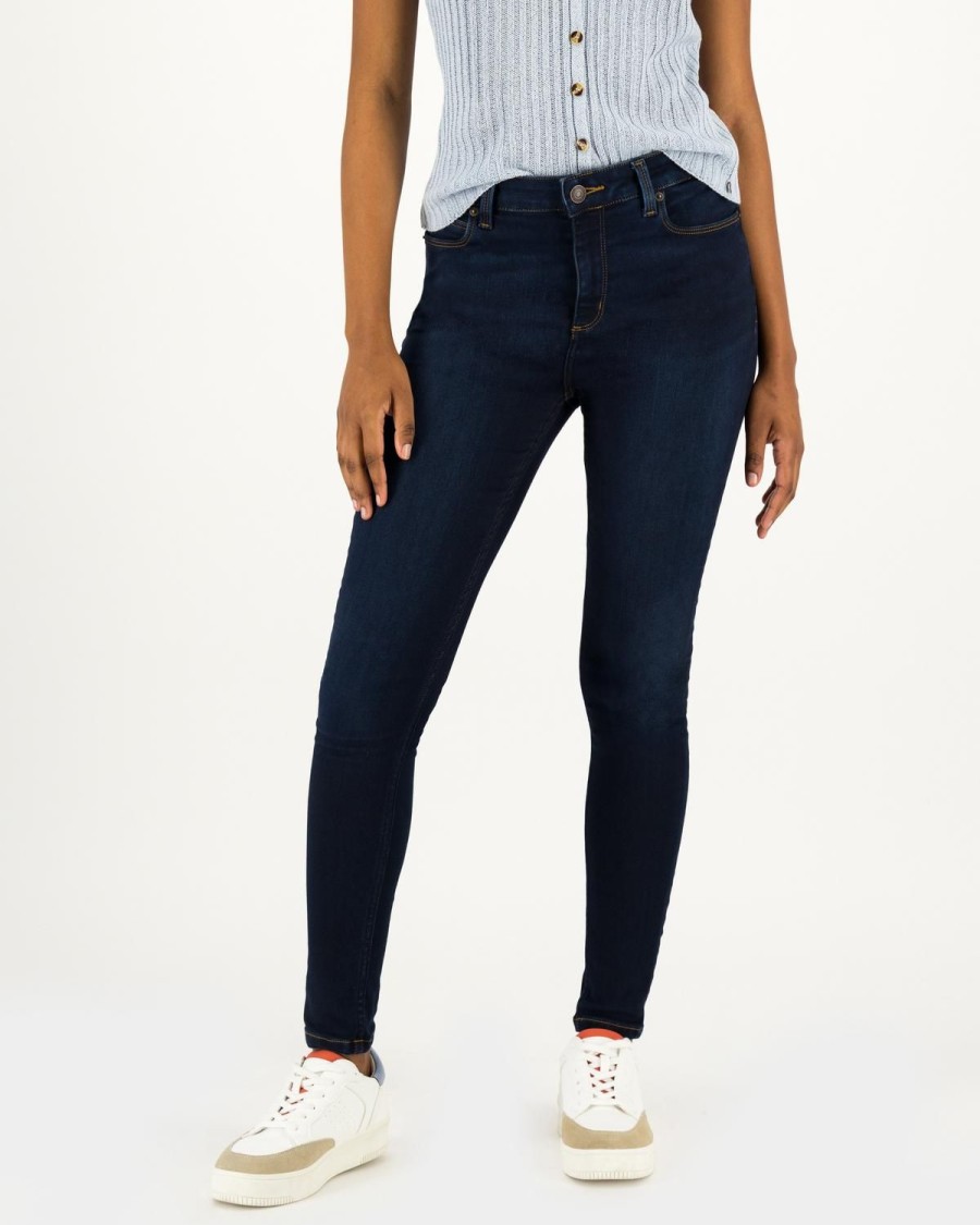 Old Khaki Denim | Women'S Poppi Skinny Denim Navy