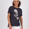 Old Khaki T-Shirts & Camis | Women'S Maisy Floral Print T-Shirt Charcoal