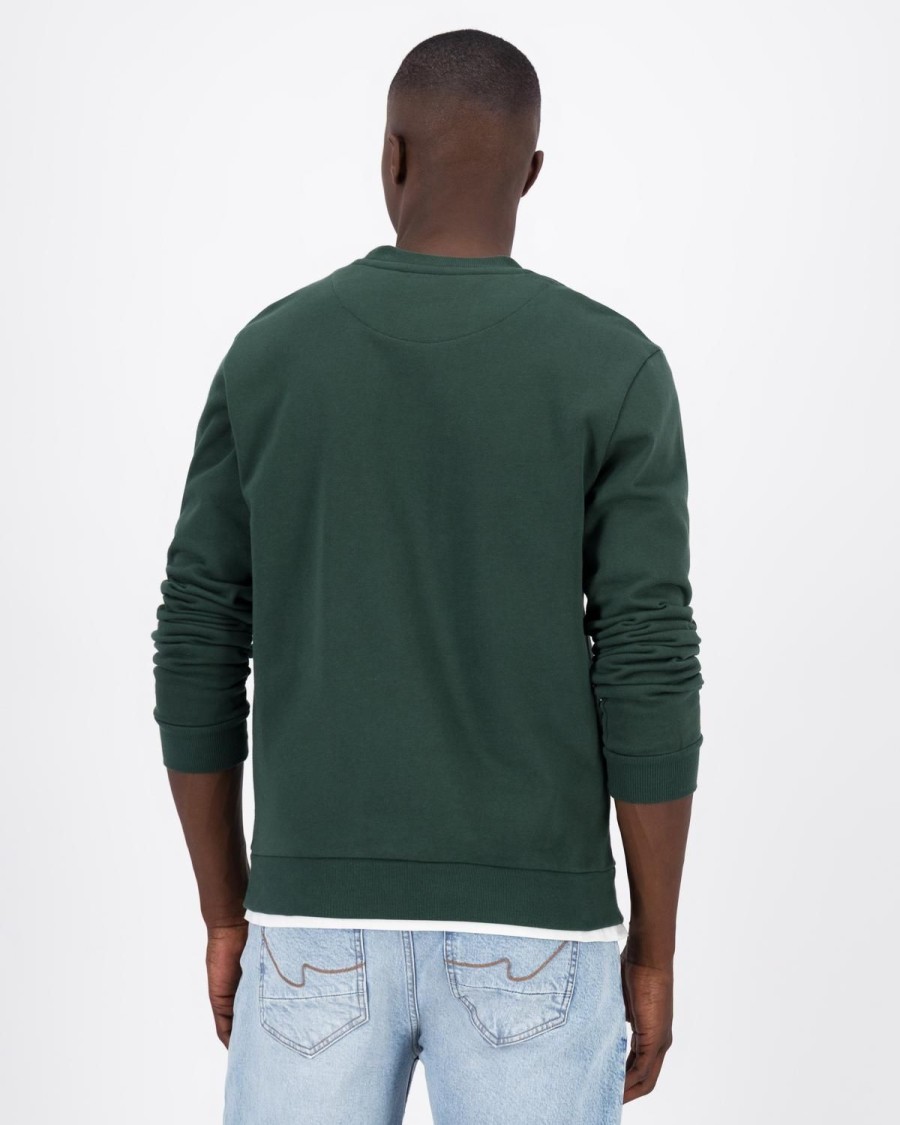 Old Khaki Sweats | Men'S Beau Crew Sweat Green