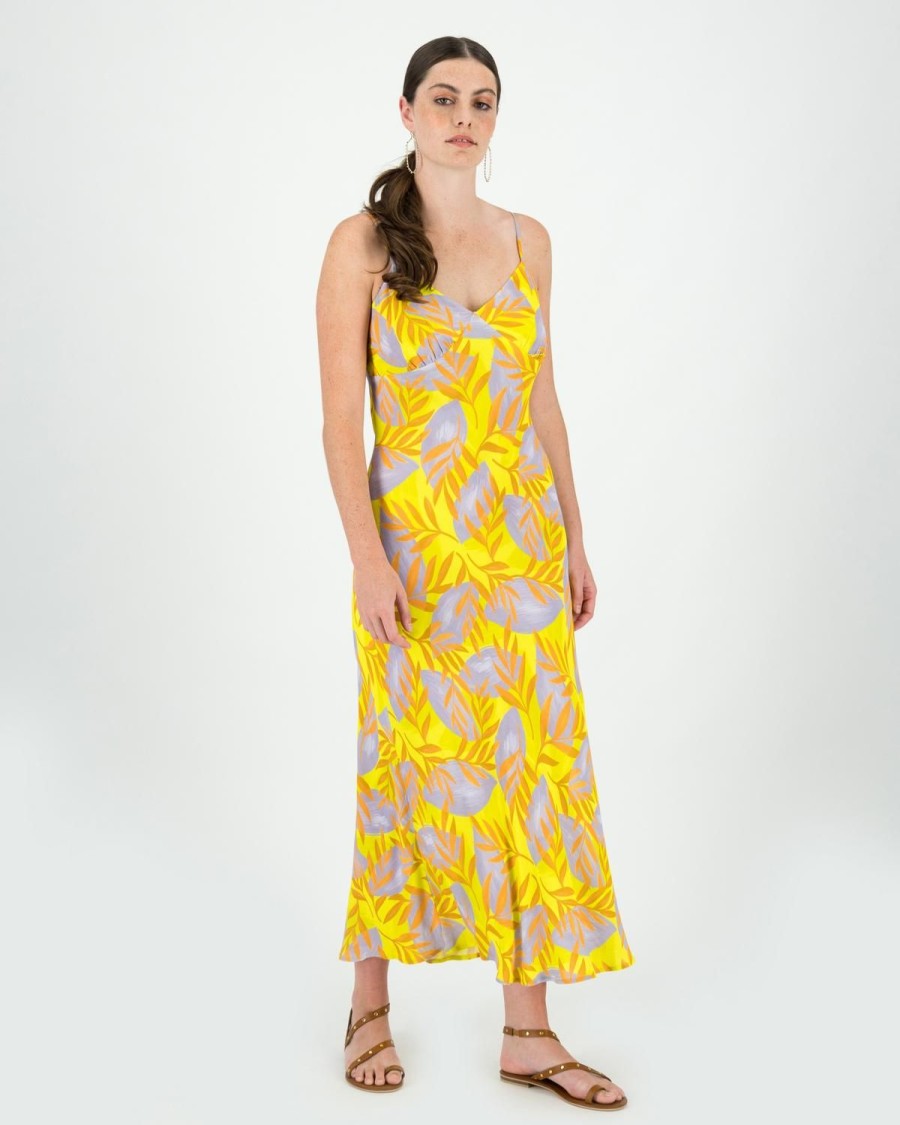 Old Khaki Dresses & Jumpsuits | Women'S Rio Slip Dress Yellow