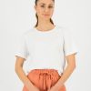 Old Khaki T-Shirts & Camis | Women'S Sia Relaxed Fit T-Shirt White