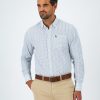 Old Khaki Shirts | Men'S Yusha Distressed Micro Check Shirt