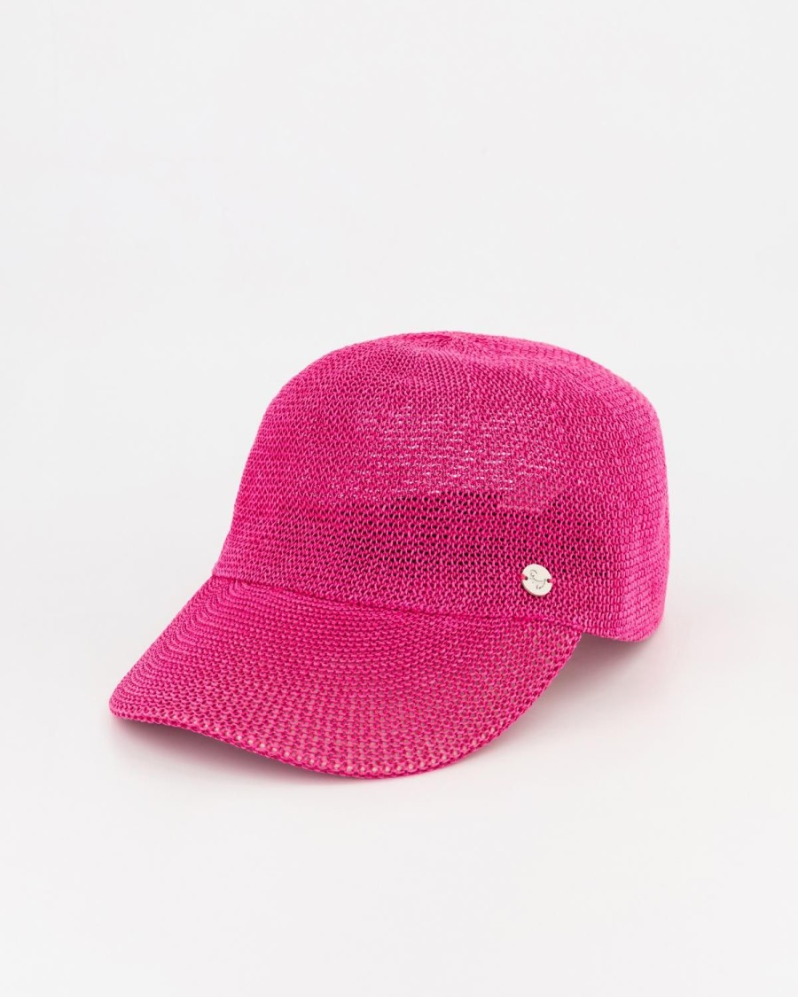 Old Khaki Beanies, Hats & Caps | Women'S Malia Straw Peak Cap Pink