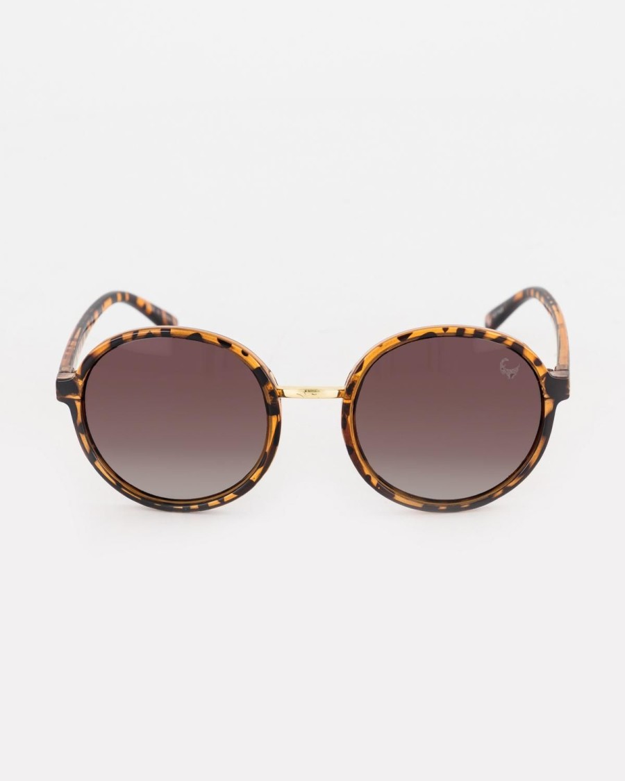 Old Khaki Sunglasses | Women'S Round Oversized Sunglasses Brown