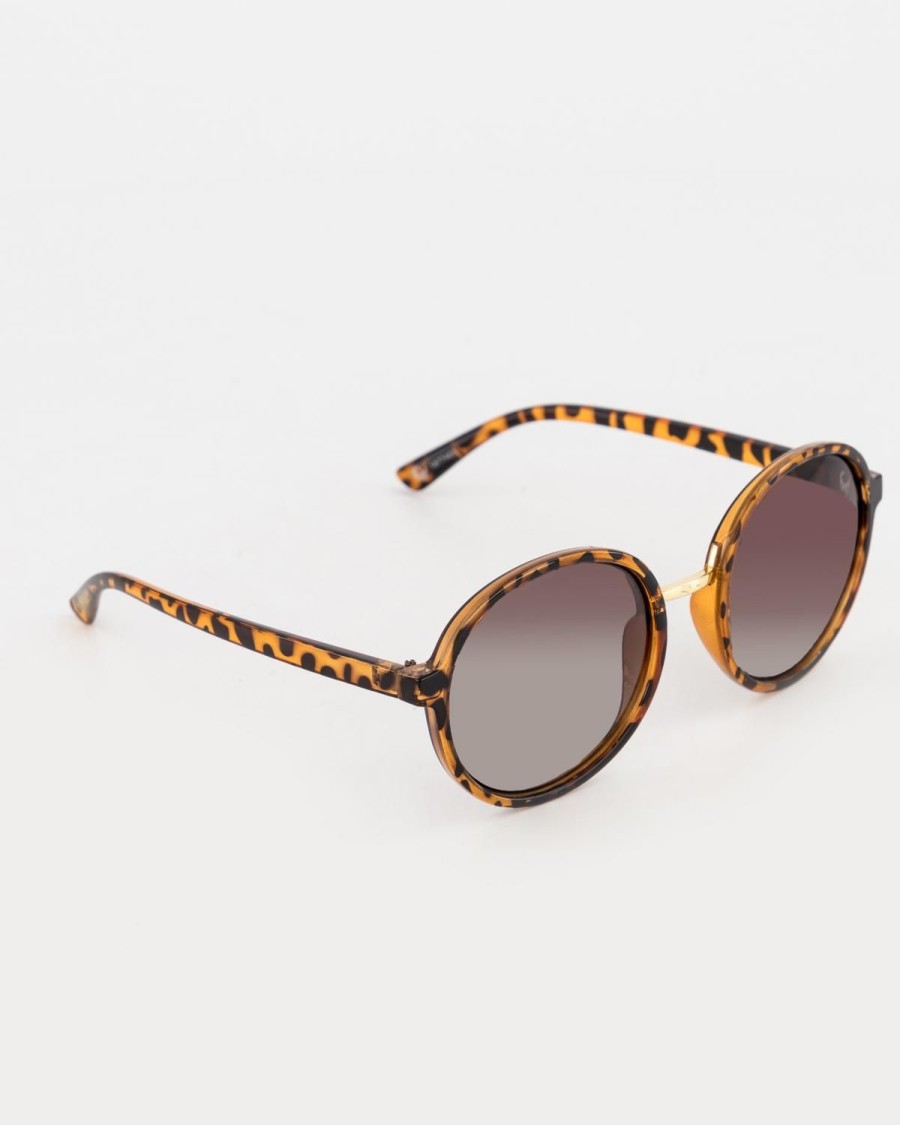 Old Khaki Sunglasses | Women'S Round Oversized Sunglasses Brown