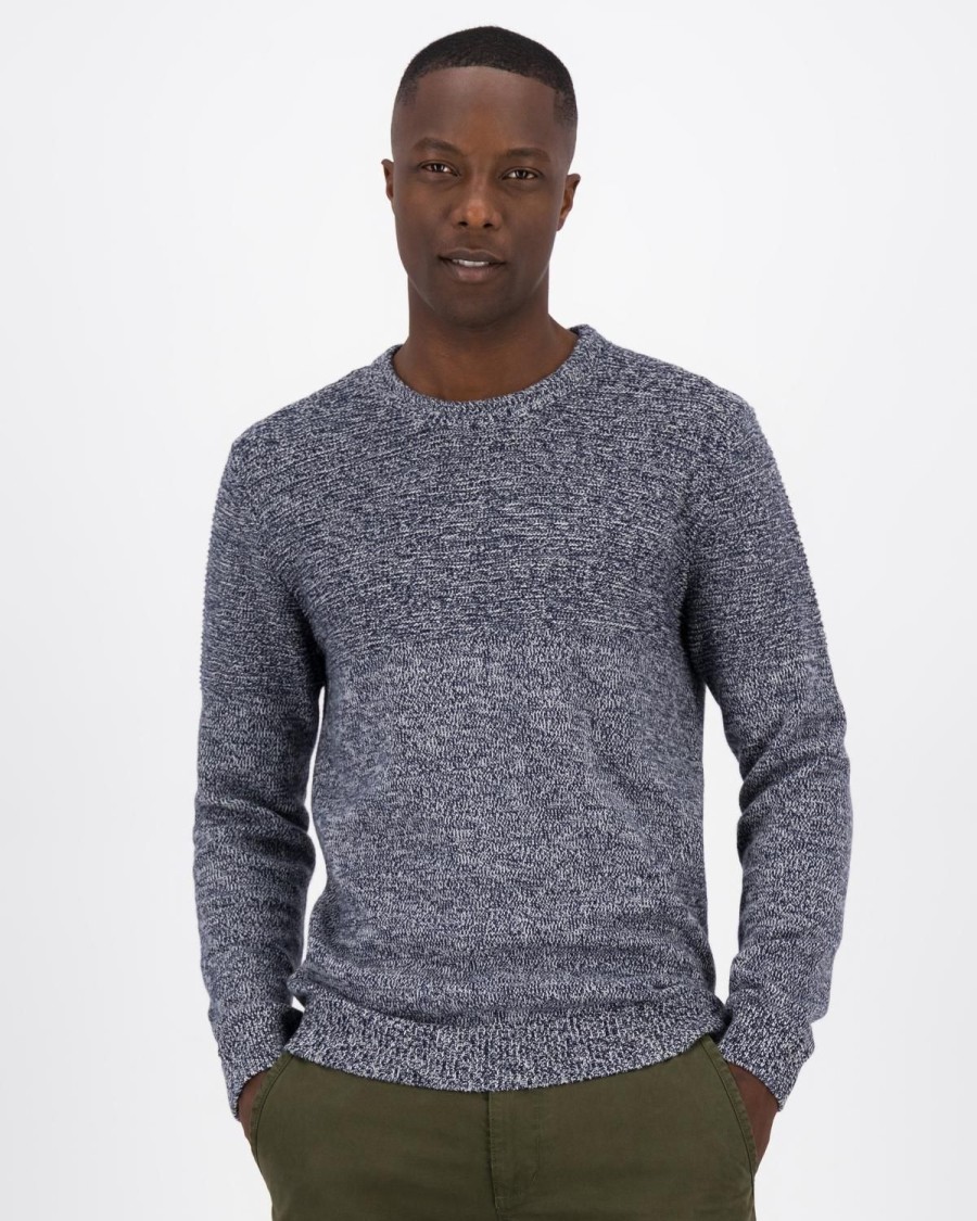 Old Khaki Knitwear | Men'S Crayson Textured Crew Neck Knit