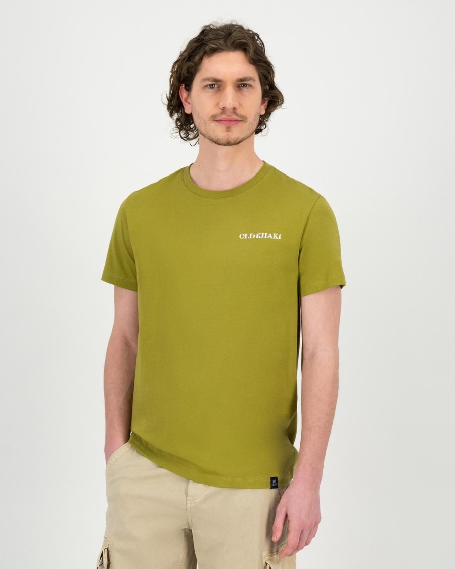 Old Khaki T-Shirts | Men'S Kolisi Standard Fit T-Shirt Fatigue