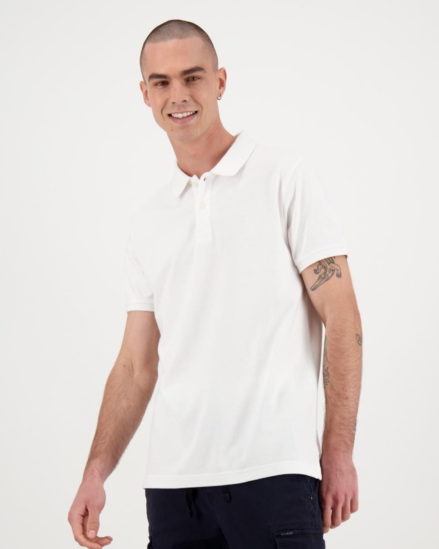 Old Khaki Golfers | Men'S Alex Standard Fit Golfer White