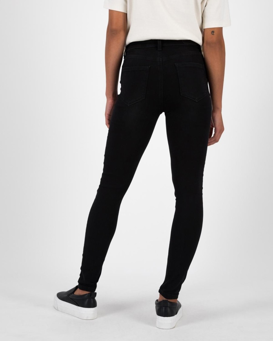 Old Khaki Denim | Women'S Poppi Skinny Denim Black