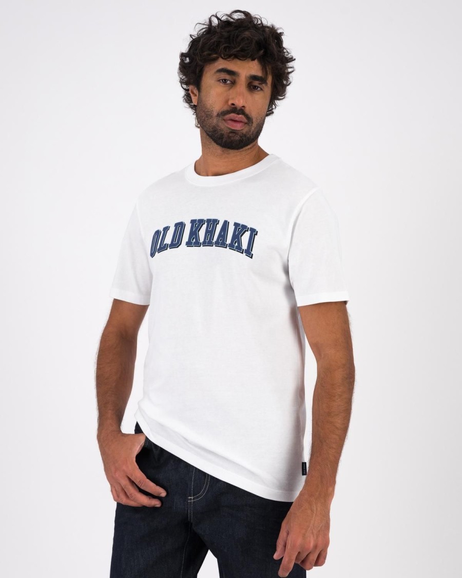 Old Khaki T-Shirts | Men'S Amani Standard Fit T-Shirt White