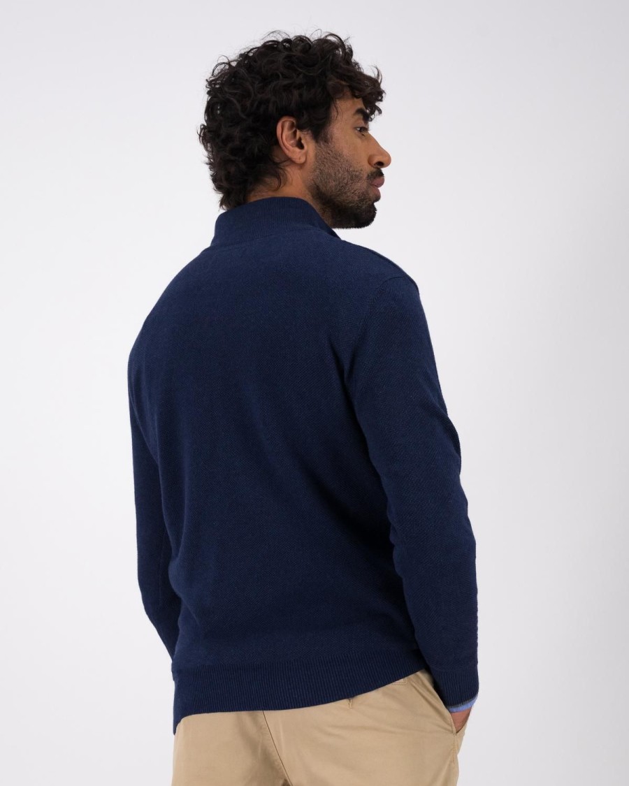 Old Khaki Knitwear | Men'S Zane Knit Indigo