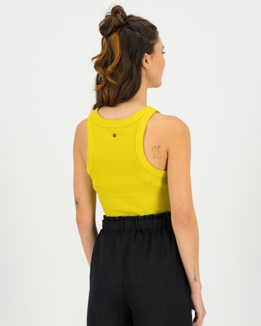 Old Khaki T-Shirts & Camis | Women'S Blaire Ribbed Cami Chartreuse