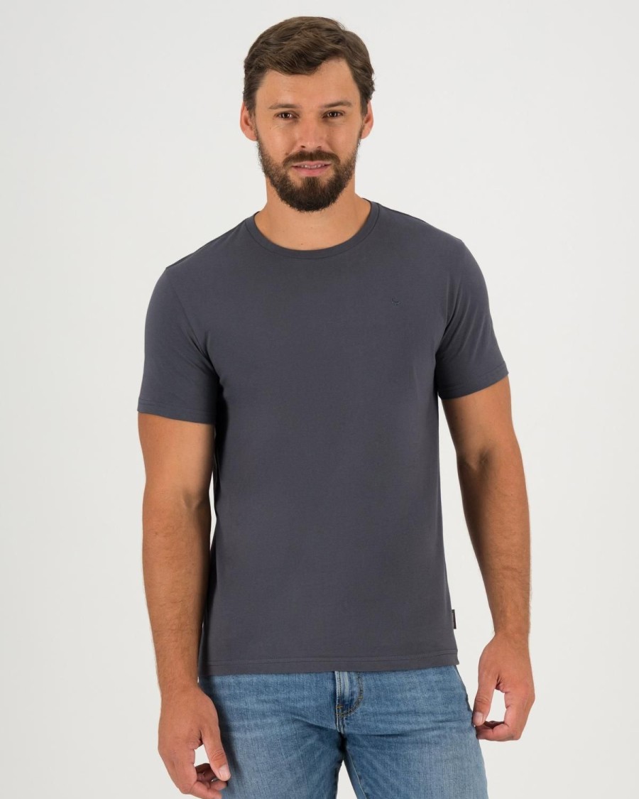 Old Khaki T-Shirts | Men'S Nick Standard Fit T-Shirt Charcoal