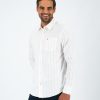 Old Khaki Shirts | Men'S Darren Oxford Stripe Shirt