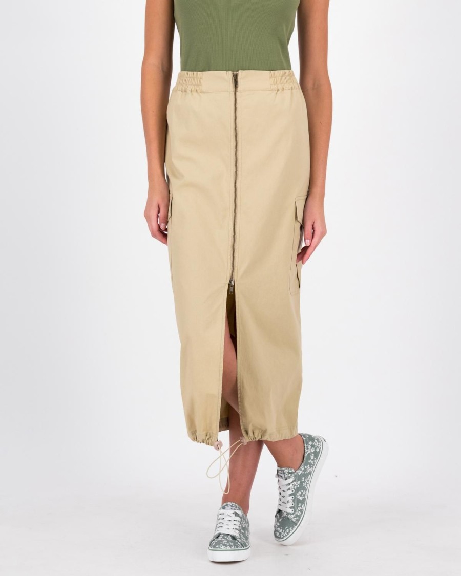 Old Khaki Skirts | Women'S Carly Utility Skirt Stone