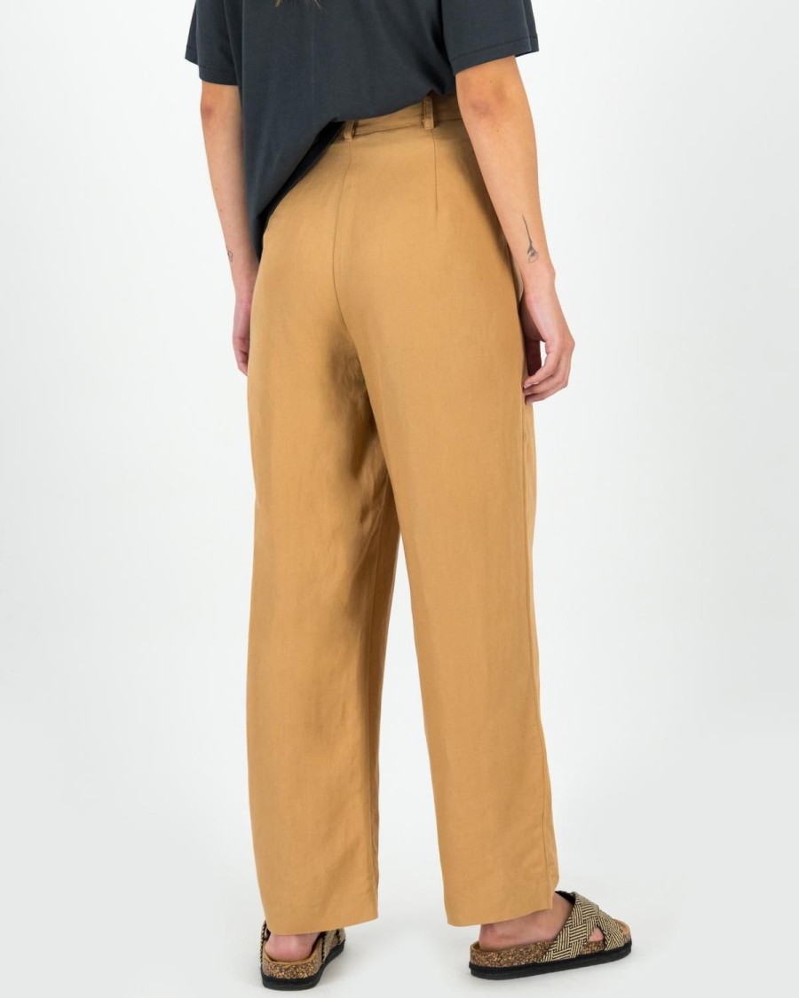 Old Khaki Pants | Women'S Priya Pleated Linen Pants