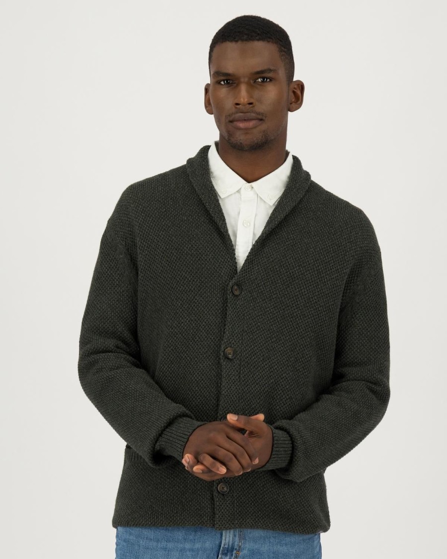 Old Khaki Knitwear | Men'S Daniel Knit Cardigan Fatigue