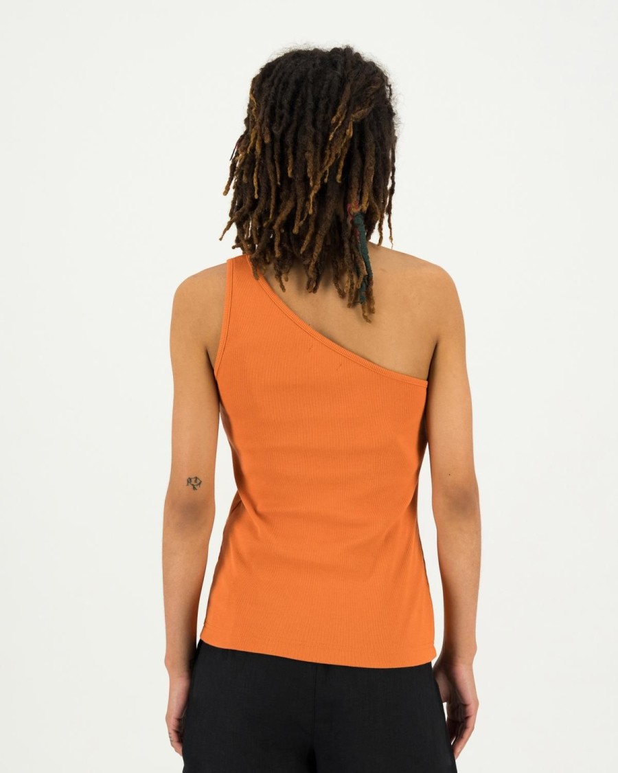 Old Khaki T-Shirts & Camis | Women'S Malia One-Shoulder Tank Top Coral