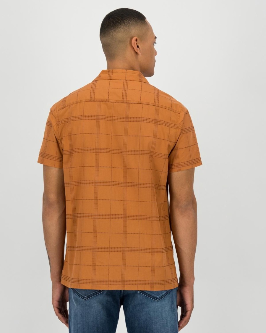 Old Khaki Shirts | Men'S Gael Regular Fit Shirt Rust