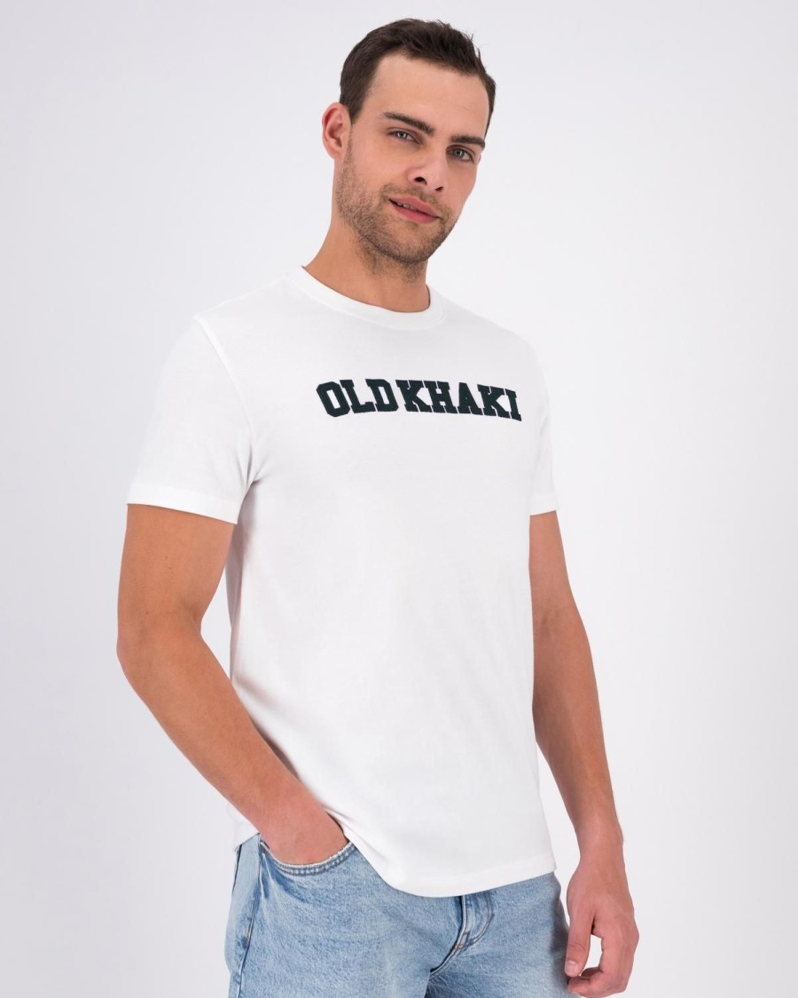 Old Khaki T-Shirts | Men'S Jordan Standard Fit T-Shirt White