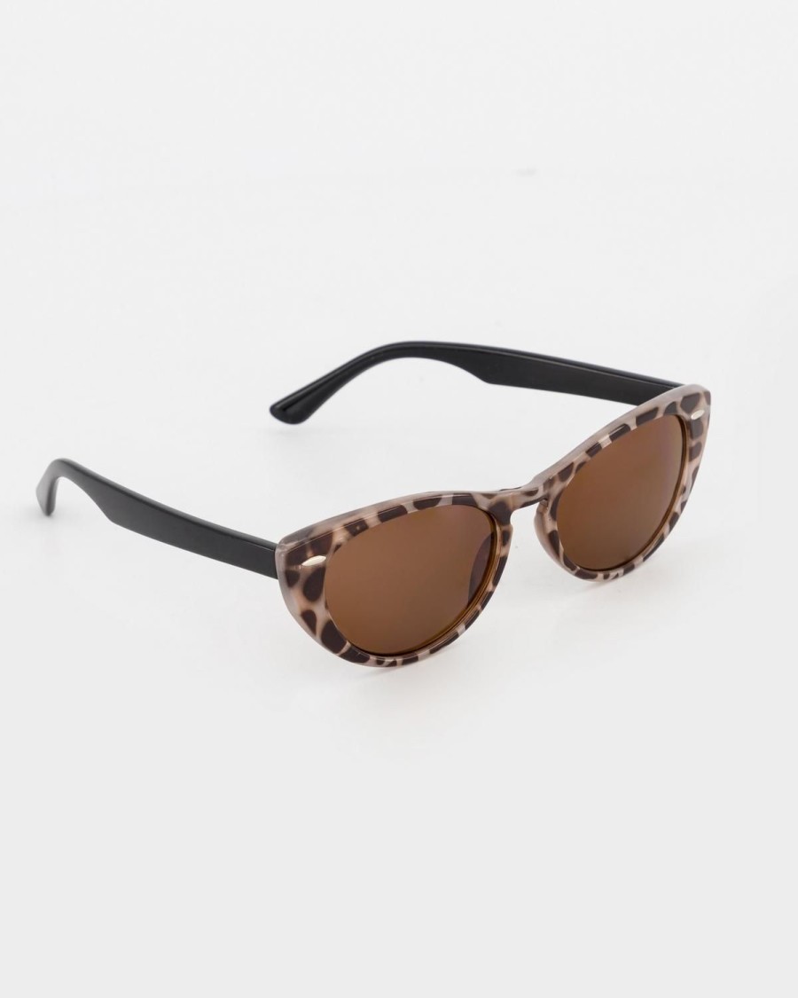 Old Khaki Sunglasses | Women'S Cat-Eye Sunglasses Brown