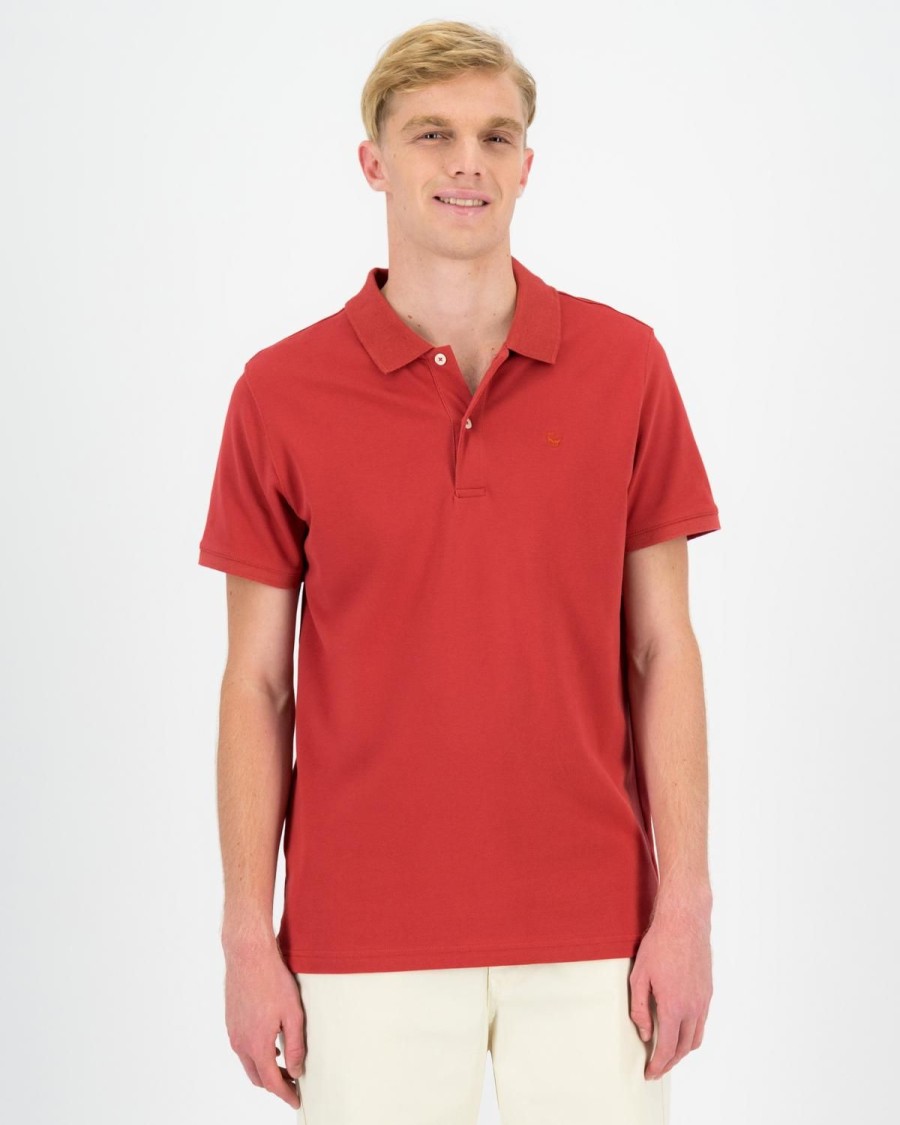 Old Khaki Golfers | Men'S Otis Standard Fit Golfer Red