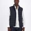 Old Khaki Jackets | Men'S Caleb Rib Stop Quilted Gilet Black