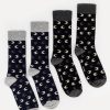 Old Khaki Socks & Underwear | Men'S Bruno All-Over Groat Sock Navy