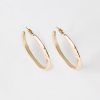 Old Khaki Jewellery | Women'S Textured Hoop Earrings