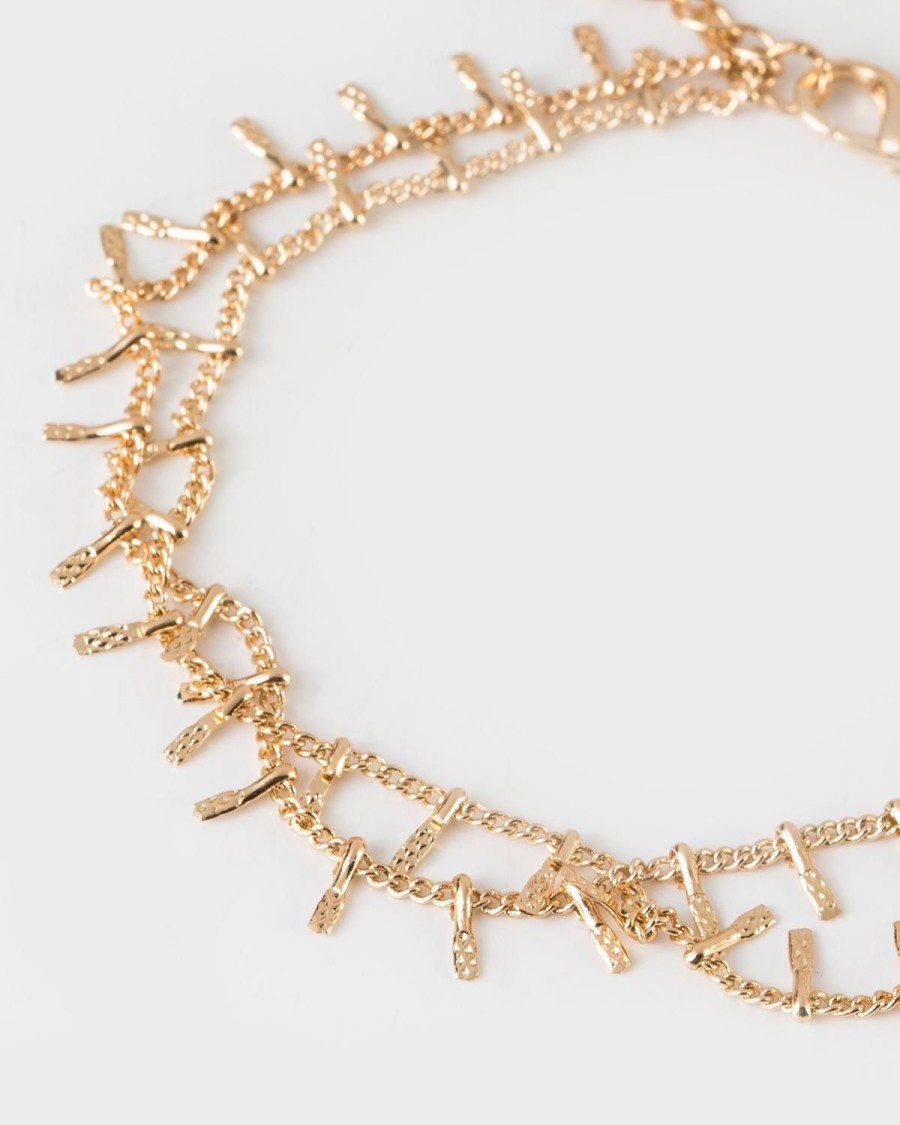 Old Khaki Jewellery | Women'S 2-Strand Bracelet Gold