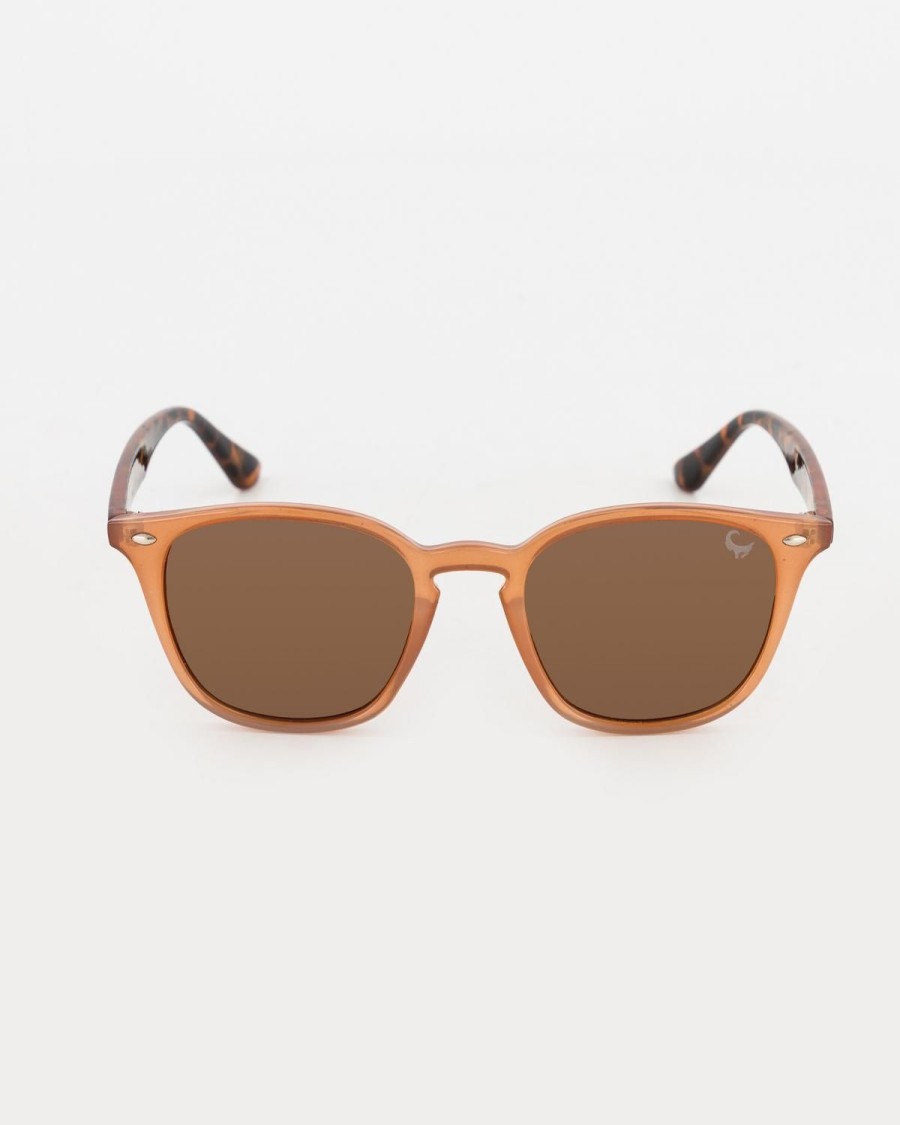 Old Khaki Sunglasses | Uni Wayfarer Sunglasses Peach