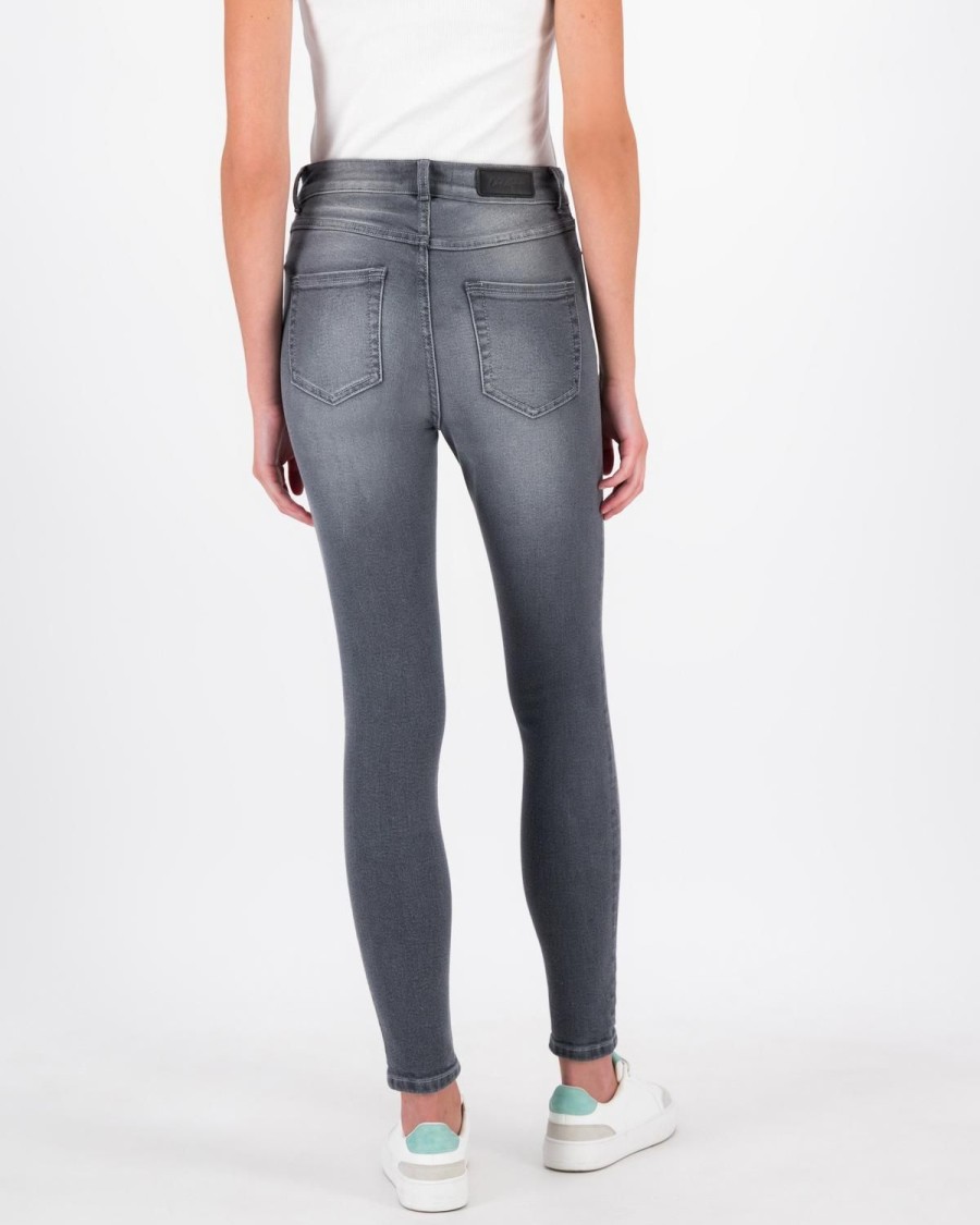 Old Khaki Denim | Women'S Abbey Skinny Denim Grey