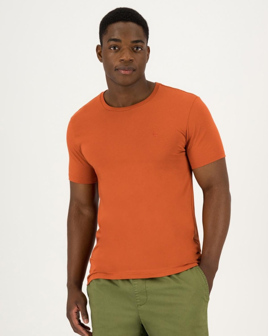 Old Khaki T-Shirts | Men'S Nick Standard Fit T-Shirt Rust