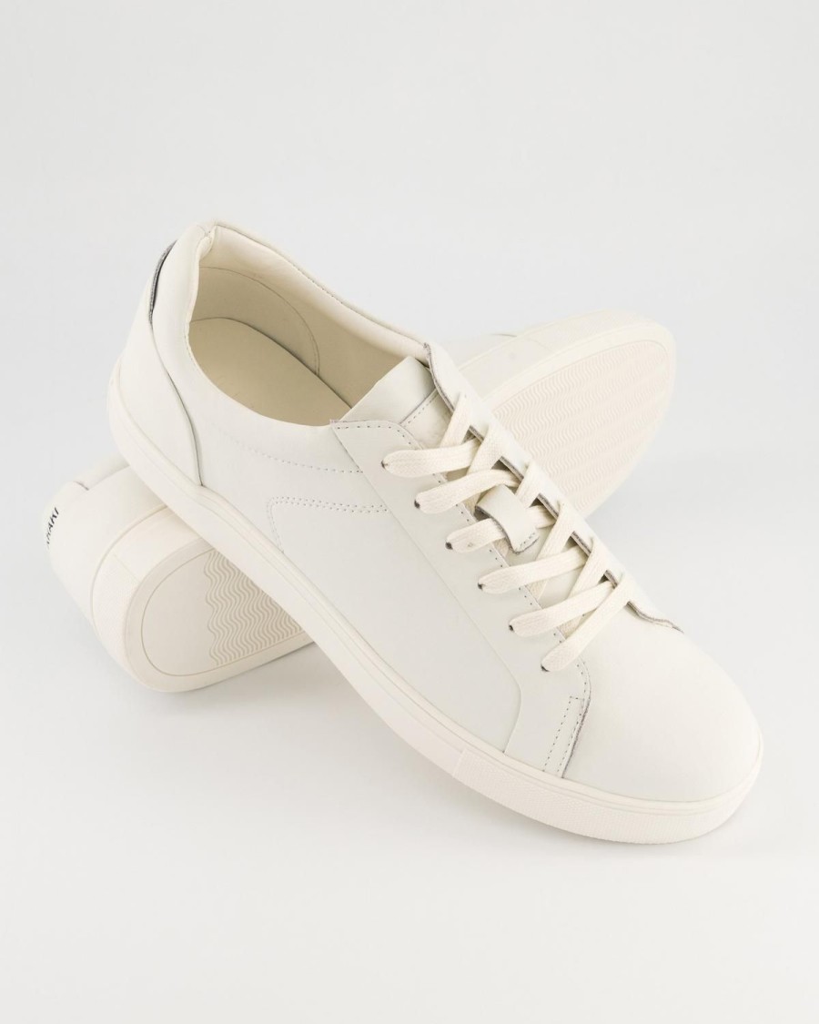 Old Khaki Sneakers | Men'S Shaka Leather Sneaker White