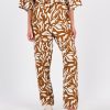 Old Khaki Pants | Women'S Juliette Printed Pants Camel