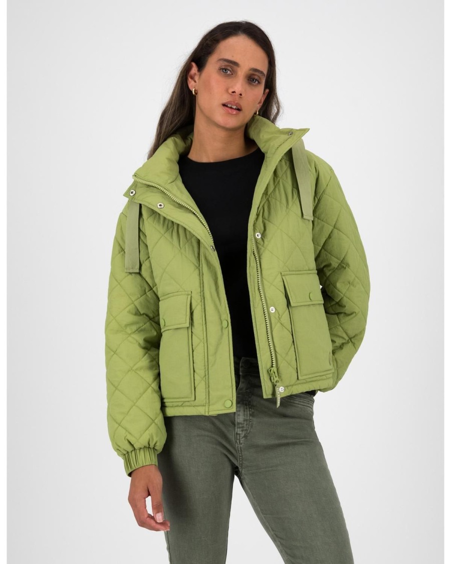 Old Khaki Jackets | Women'S Mara Puffer Jacket Olive