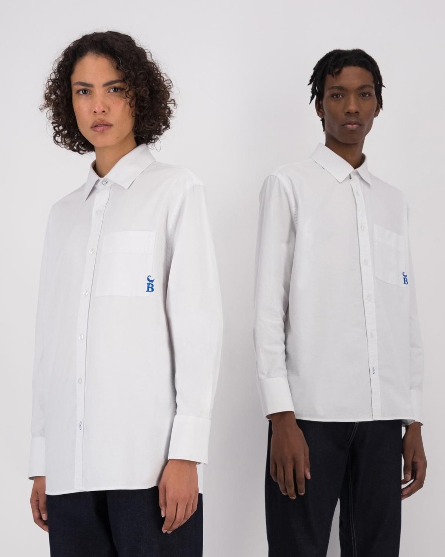 Old Khaki Shirts & Blouses | Broke X Old Khaki Uni Shirt White