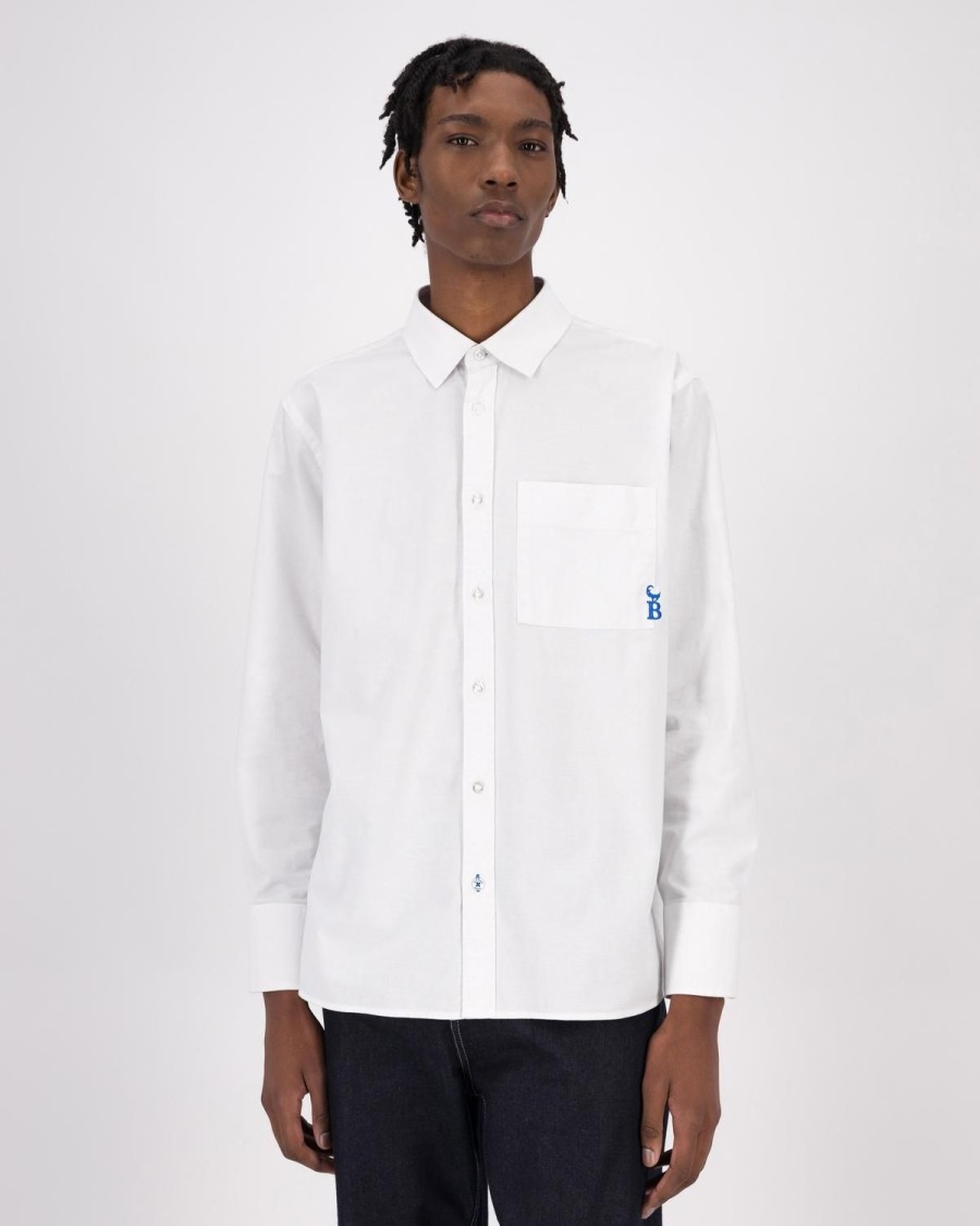 Old Khaki Shirts & Blouses | Broke X Old Khaki Uni Shirt White