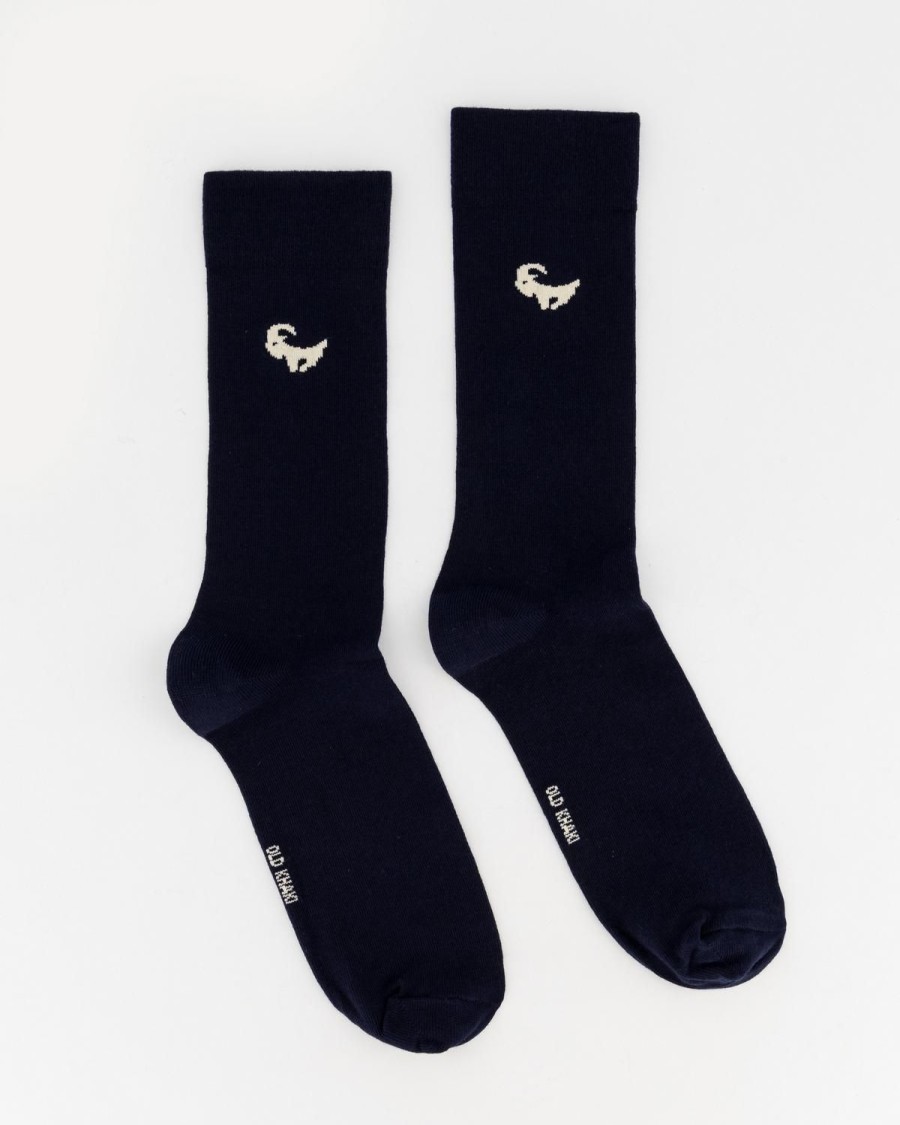 Old Khaki Socks & Underwear | Men'S 2-Pack Finn Branded Socks Grey