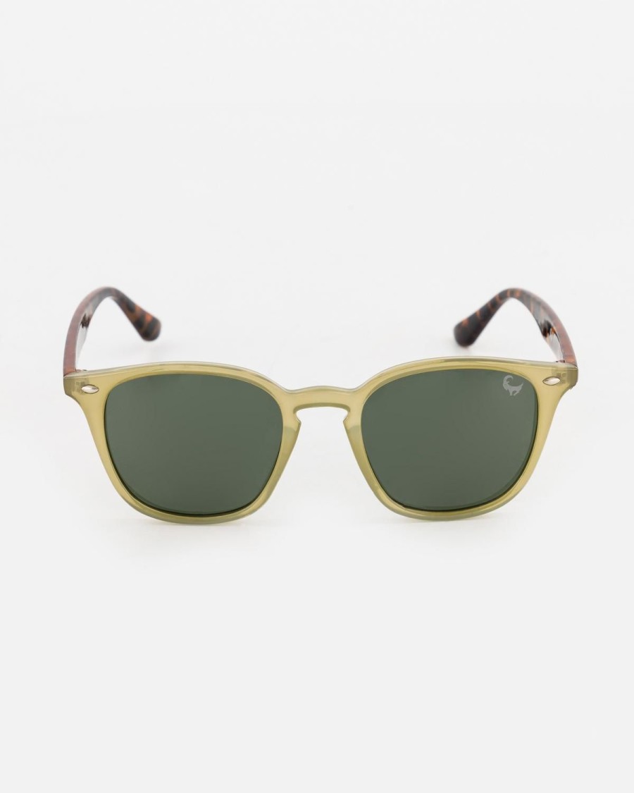 Old Khaki Sunglasses | Uni Wayfarer Sunglasses Green