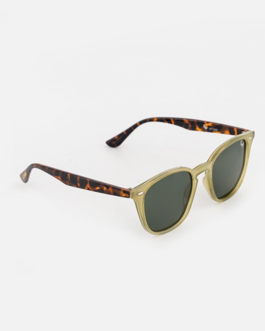 Old Khaki Sunglasses | Uni Wayfarer Sunglasses Green