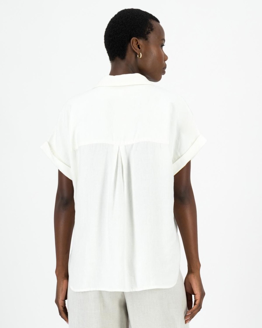 Old Khaki Shirts & Blouses | Women'S Tessa Shirt White