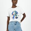 Old Khaki T-Shirts & Camis | Women'S Rolisa Graphic T-Shirt Milk