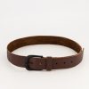 Old Khaki Belts | Men'S Juan Textured Belt Brown